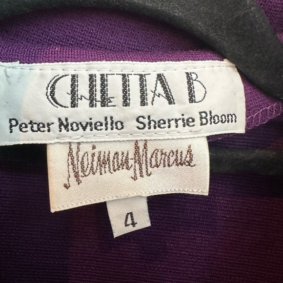 Vintage Peter Noviello Neiman Marcus Purple Wool 70’s 60’s Jacket Coat Size 4 S - Picture 5 of 9